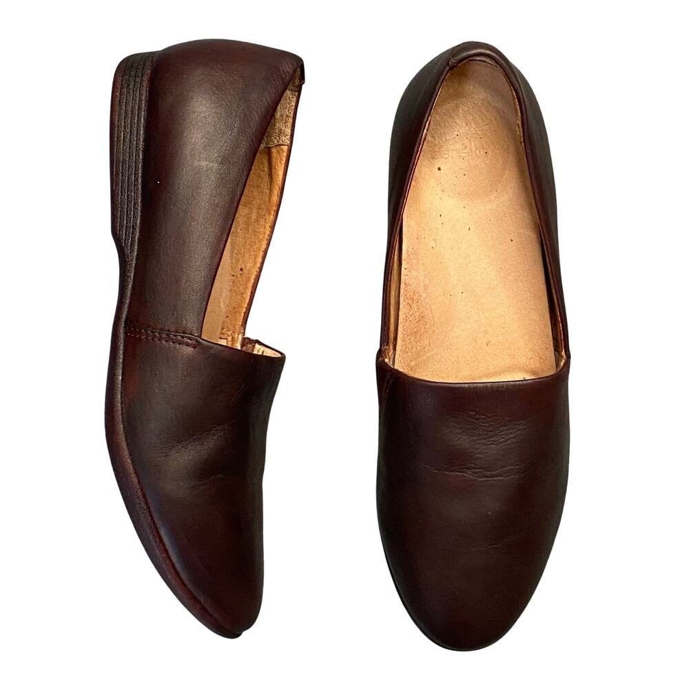 Dansko Loafer Women Sz 37 EU US 7 Brown Leather Larisa